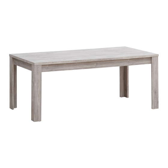 emob ELIAS EETTAFEL Assembly Instruction