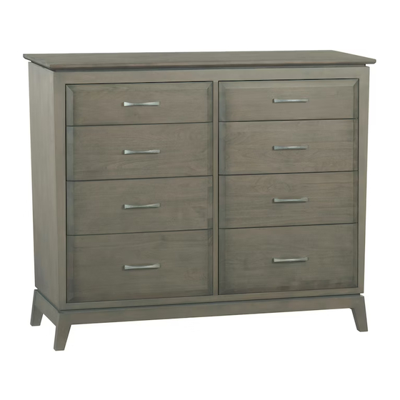 Whittier Wood Furniture Ellison 2136ASTa Assembly Instructions Manual
