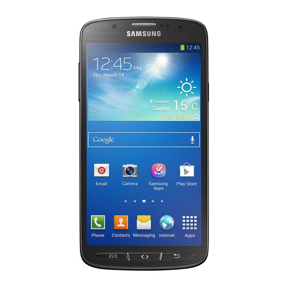 Samsung Galaxy S4 Active User Manual
