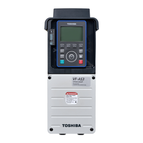 Toshiba TOSVERT VF-AS3 Manual