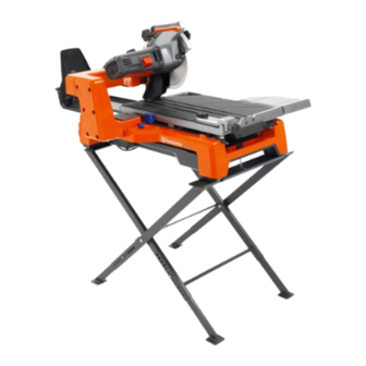 Husqvarna TS60 US Tile Saw Manuals