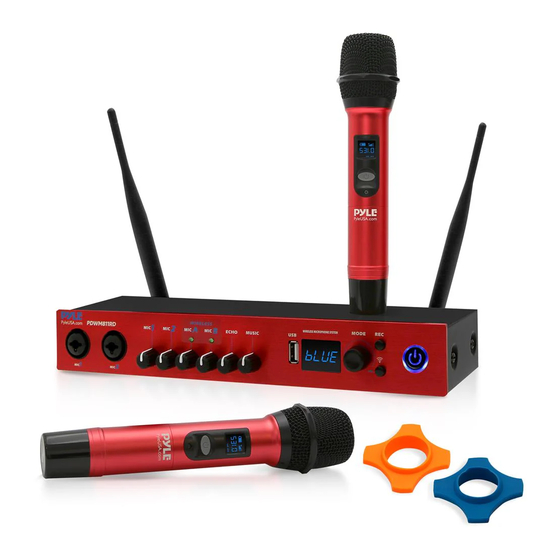 Pyle PDWM811RD User Manual