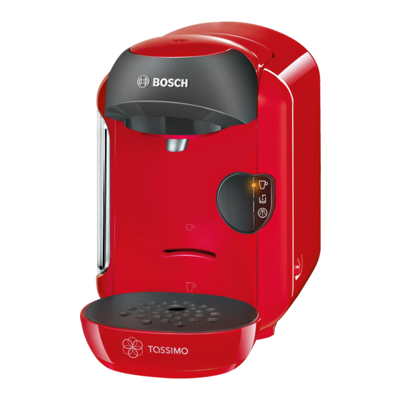 Bosch TASSIMO VIVY TAS 12 GB Series Instruction Manual