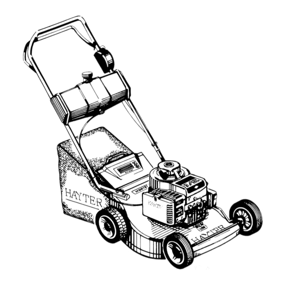 Hayter Hunter 54 Operating Instructions Manual