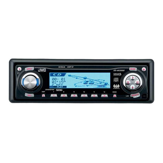 JVC KD-AR3000 Instructions Manual