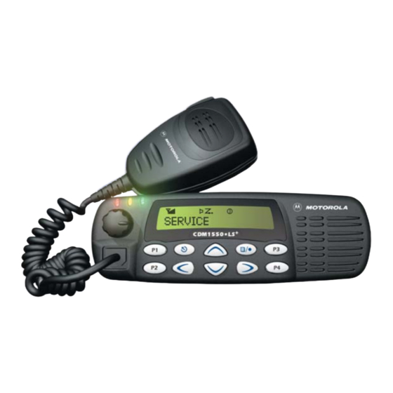 Motorola CDM1550 LS+ User Manual