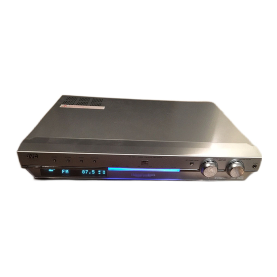 JVC RX-ES1SL Instructions Manual