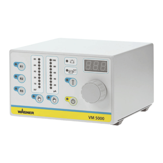WAGNER VM 5000 Operating Manual