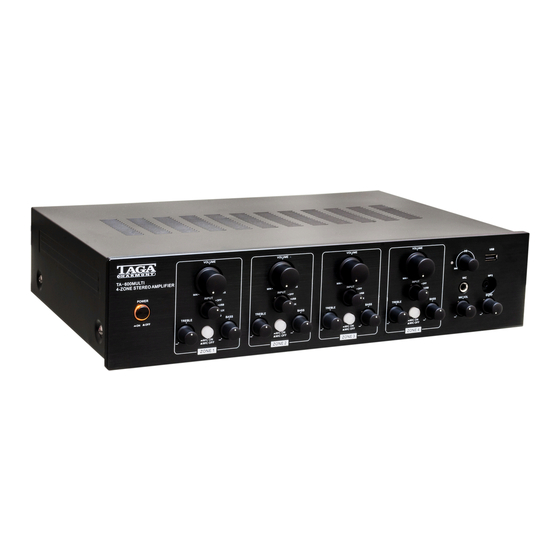 Taga Harmony TA-600MULTI Amplifier System Manuals