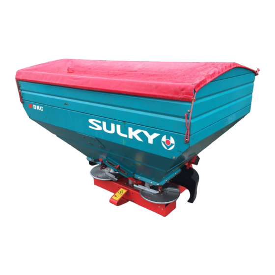 Sulky Burel DRC 850 Original Instructions Manual