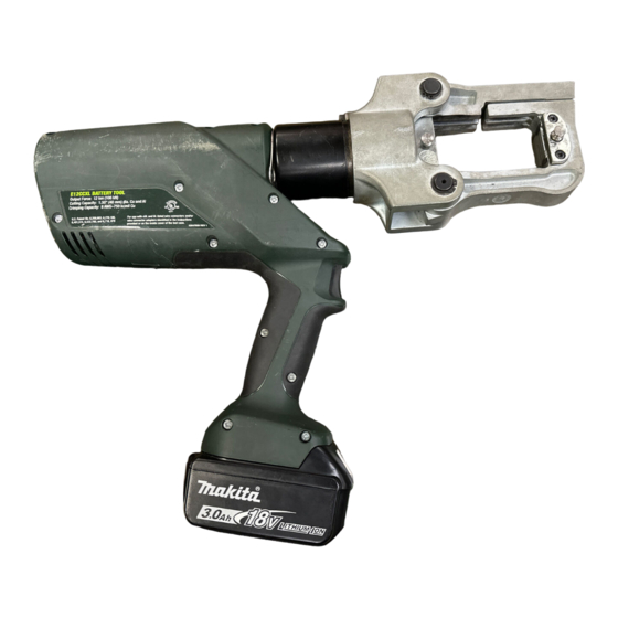 Textron Greenlee Gator E12CCXLT Operation Manual