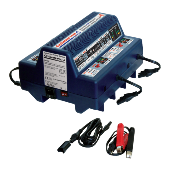 Optimate Pro-4 ampmatic TS-52 Charger Manuals