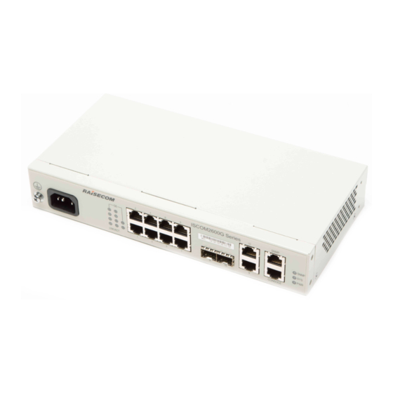 Raisecom ISCOM2608G-2GE Product Description