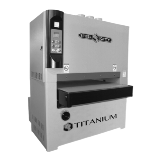 Steel City TITANIUM Series Owner's Manual