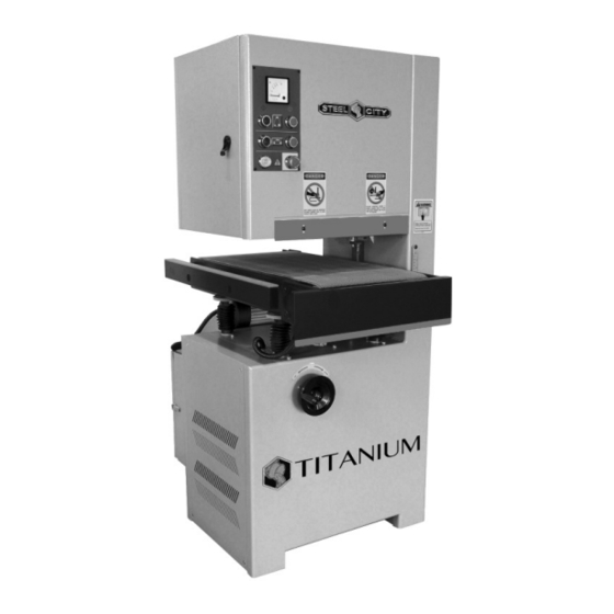 Steel City TITANIUM Series Owner's Manual
