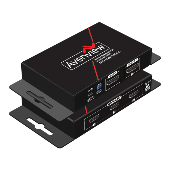 Avenview SPLIT-HDM2-T4K-4-V2 Manual