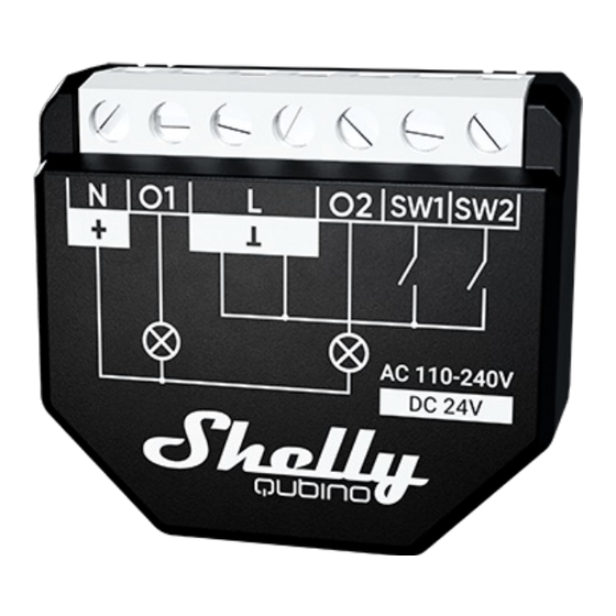 Shelly Qubino Wave 2PM Quick Start Manual