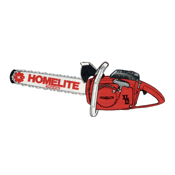 Homelite Super XL AO Owner's Operation And Maintenance Manual
