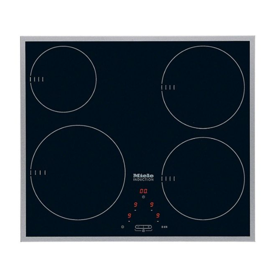 Miele KM 611 Series Operating And Installation Instructions