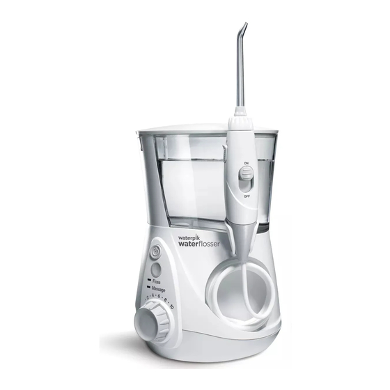 Waterpik waterflosser WP-600 Series Quick Start Manual