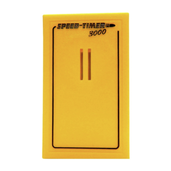 R.U. Ready Speed-Timer 3000 Operating Instructions