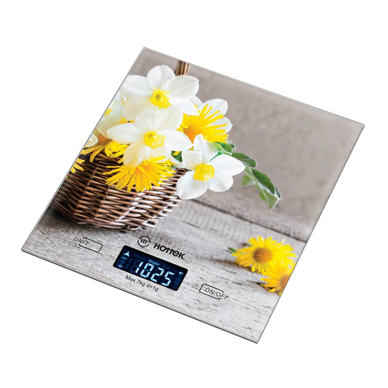 Hottek HT-962-034 Kitchen Scale Manuals