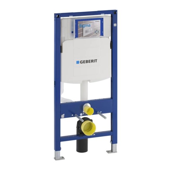 Geberit Duofix Installation Manual