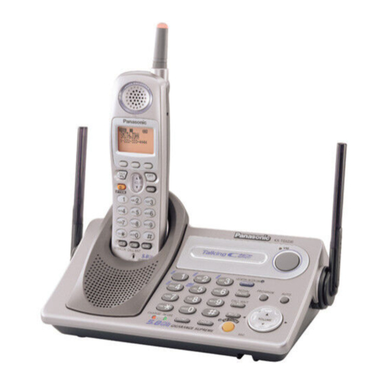 Panasonic KX-TGA520 - 5.8 GHz FHSS Cordless Expansion Handset Operating Instructions Manual