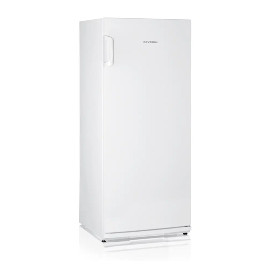 SEVERIN KS 9788 Freestanding Refrigerator Manuals