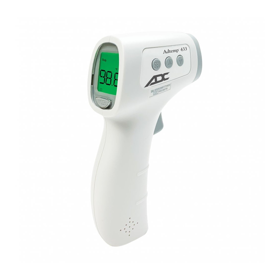 ADC Adtemp 433 Instructions For Use Manual