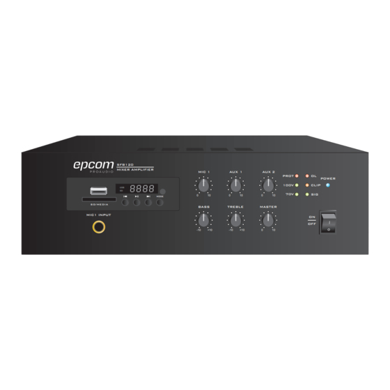 Epcom PROAUDIO SFB240 Operation Manual
