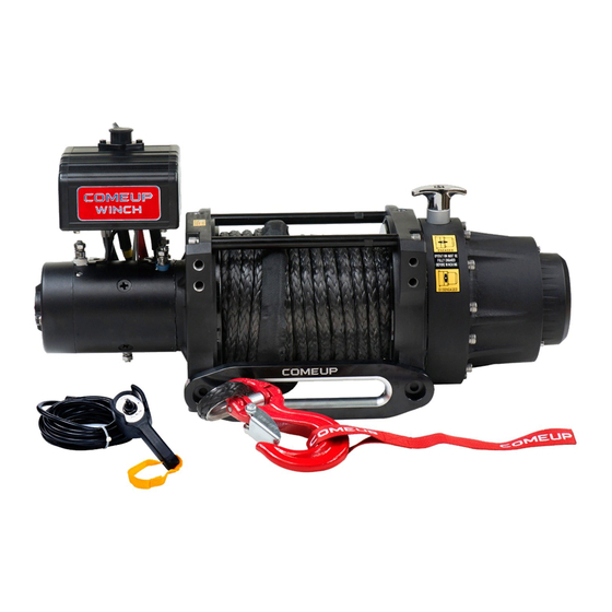 Comeup Winch Seal Gen2 16.5s Quick Start Manual