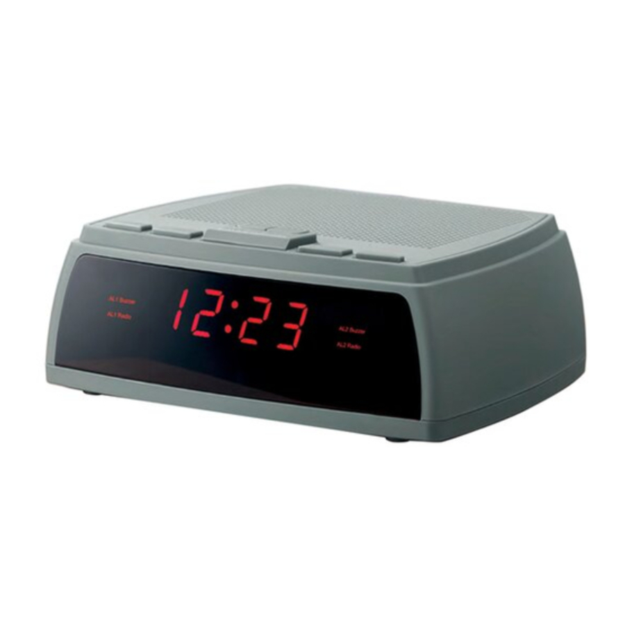 Tesco CR1701 - AM/FM Clock Radio Manual