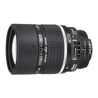 Nikon AI-S AF DC-Nikkor 135mm f/2 Instruction Manual
