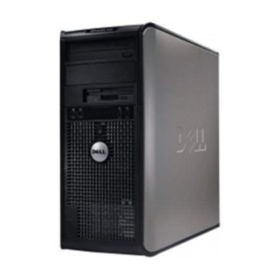 Dell OptiPlex 745c Quick Reference Manual