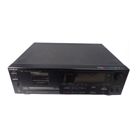 Aiwa EXCELIA XK-007H Operating Instructions Manual