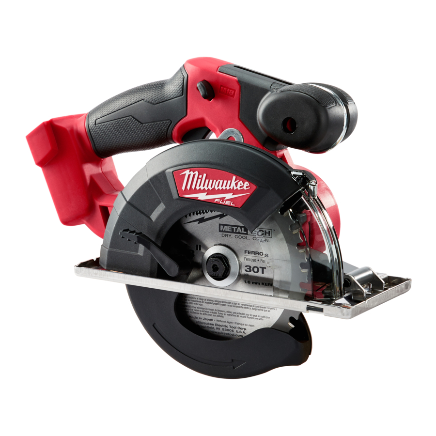 Milwaukee M18 FUEL 2782-20 - Circular Saw Manual