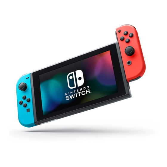 Nintendo SWITCH Operation Manual