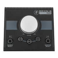 Mackie Big Knob Passive User Manual