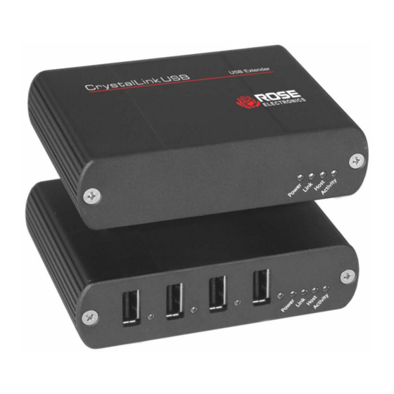 Rose electronics CLK-4U2TP-100M Installation And Operation Manual