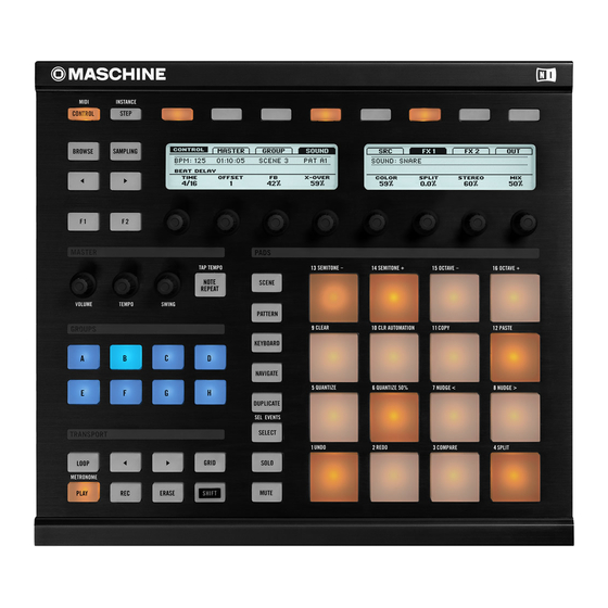 Native Instruments Groove production studio Manual