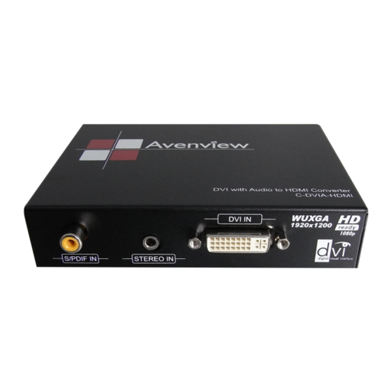 Avenview C-DVIA-HDM User Manual