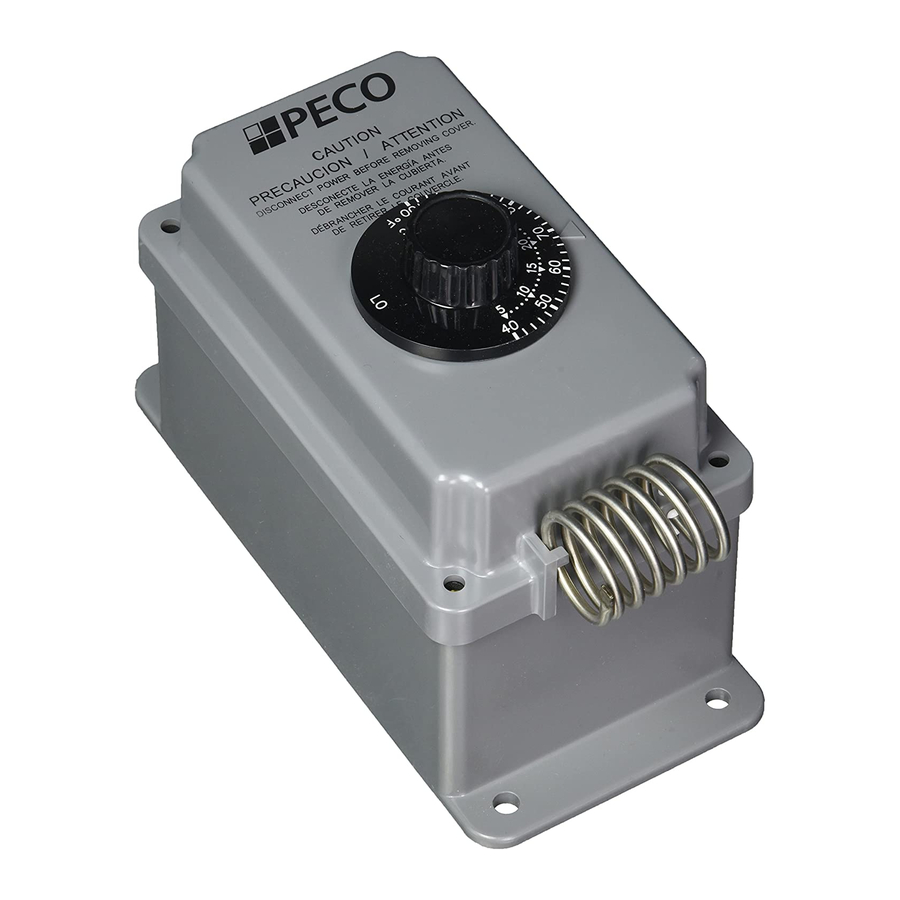 Peco TH-109 Instruction Sheet