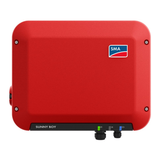 SMA SUNNY BOY STORAGE 2.5 Operating Manual