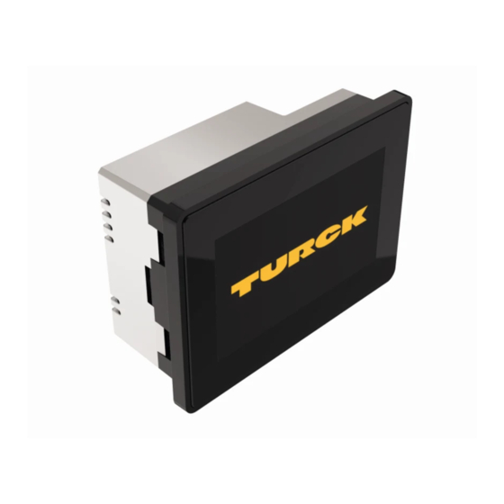 turck TX700 Series Instructions For Use Manual