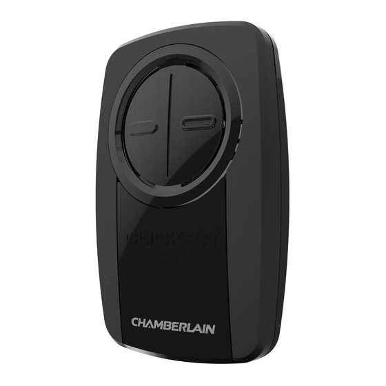 Chamberlain KLIK3U-BK Manual