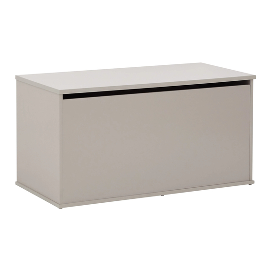 GFW PANAMA OTTOMAN STORAGE Assembly Instructions Manual