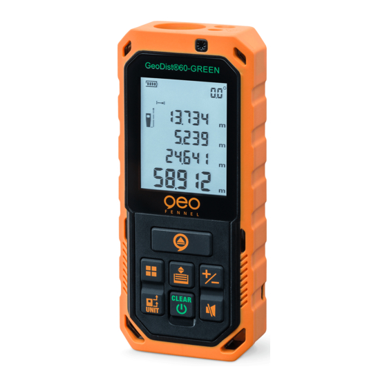 geo-FENNEL GeoDist 60-GREEN User Manual