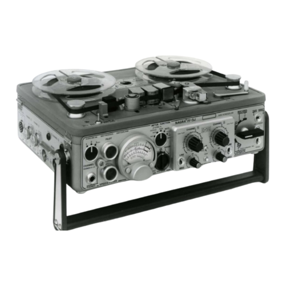 Nagra  IV-SJ Instruction Manual