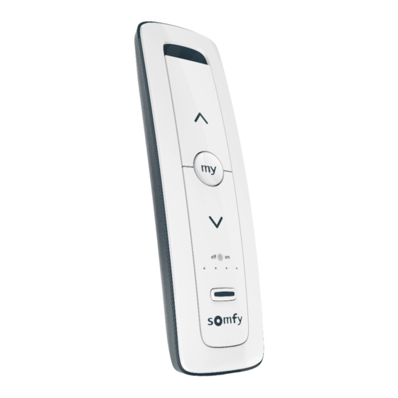 SOMFY Situo 5 Soliris RTS Quick Start Manual